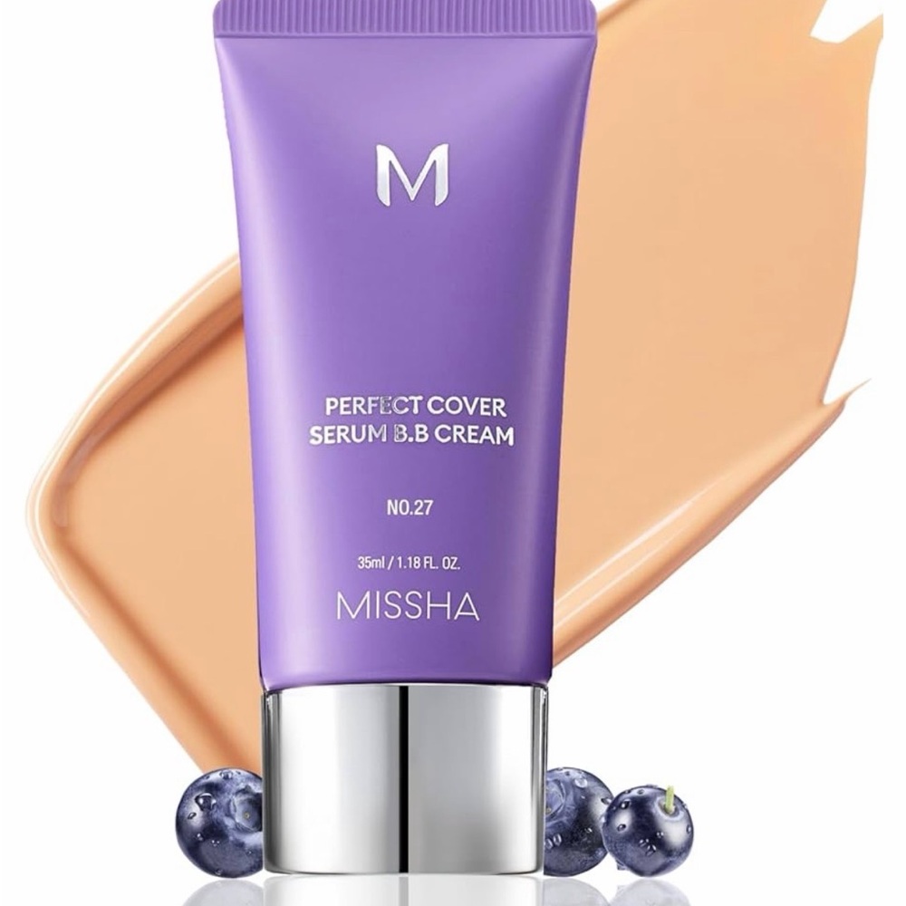 Missha Perfect Cover Serum B.B Cream No.27 — Peach Tone (Purple Tube)